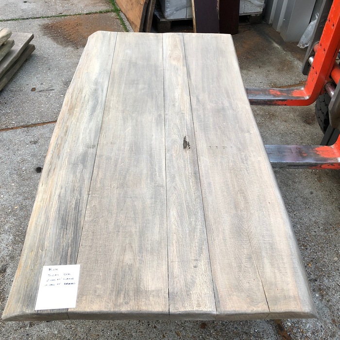 Old oak tree trunk table 5 cm 100 2 m1 long