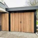 Double IPE garden gate 