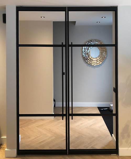 Steel doors made to measure